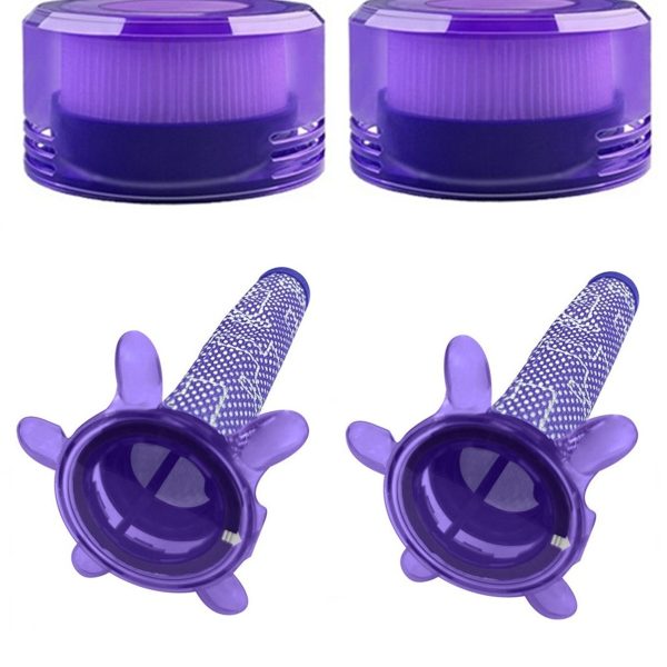 Dyson V8 Focus Mattress Uyunmlu 4lü Set (2 Ön / 2 Arka Filtre)