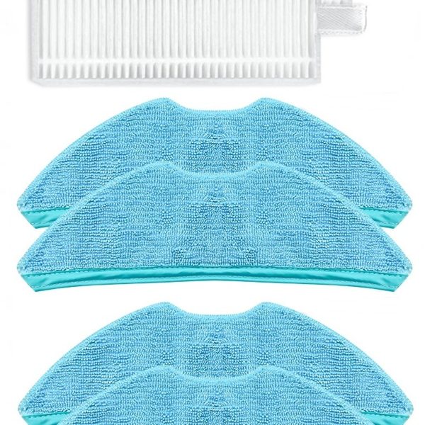 Philips 2000 Serileri HomeRun Aqua ile Uyumlu 2 Adet Hepa Filtre 4 Adet Mop Fiber Paspas
