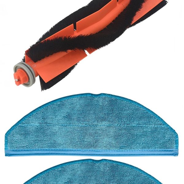 Philips 7000 Serileri HomeRun Aqua ile Uyumlu 1 Adet Ana Fırça 2 Adet Mop Fiber Paspas