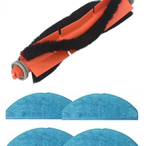 Philips 7000 Serileri HomeRun Aqua ile Uyumlu 1 Adet Ana Fırça 4 Adet Mop Fiber Paspas
