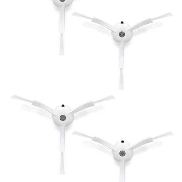 Roborock QRevo S Uyumlu 4 Adet Beyaz Yan Fırça