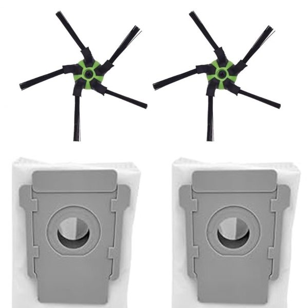 iRobot Roomba S9 S9+ Uyumlu 2 Adet Yan Fırça 2 Adet Toz Torbası