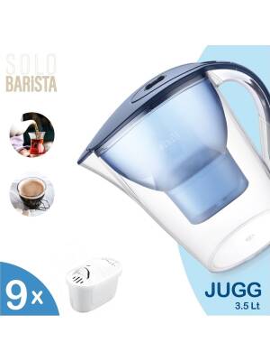 Jugg 3.5 Litre Su Arıtma Sürahisi + 9 Adet Filtre