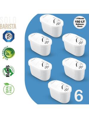Jugg Uyumlu PurePro Su Arıtma Sürahi Filtresi 6 Adet