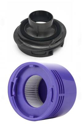 Dyson V7 V8 için 1 Adet Arka Motor Kapağı 1 Adet Filtre
