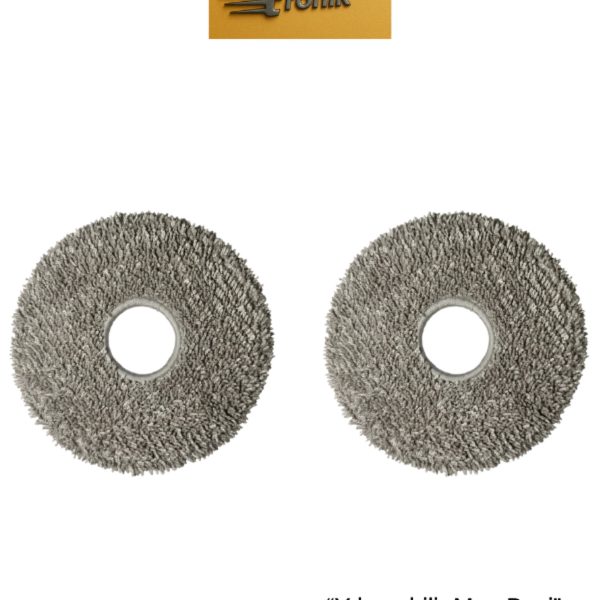 QRevo / Q Revo S / Q Revo L / Q Revo C Uyumlu 2’li Mop Bezi – Mikrofiber Paspas Seti | Robot Süpürge Yedek Parça