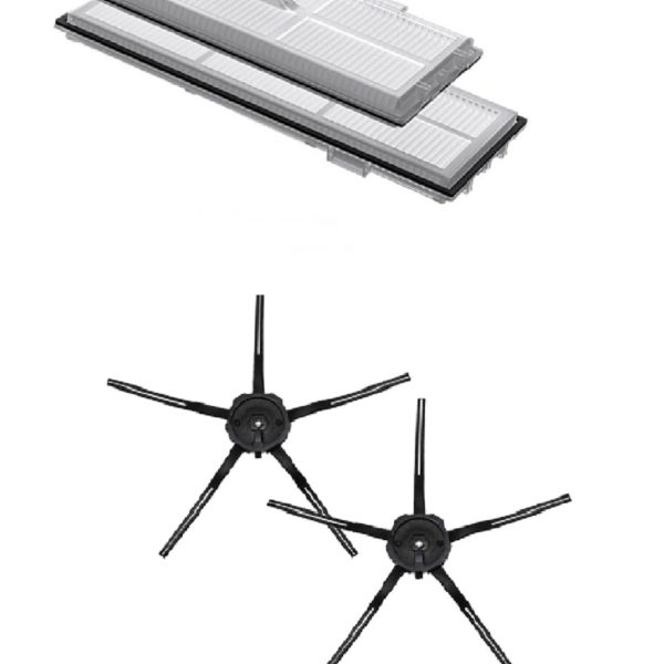 S7 S7 Max S7 Ultra T7 T7s Uyumlu Robot Süpürge 2li Hepa Filtre Ve 2li Yan Fırça